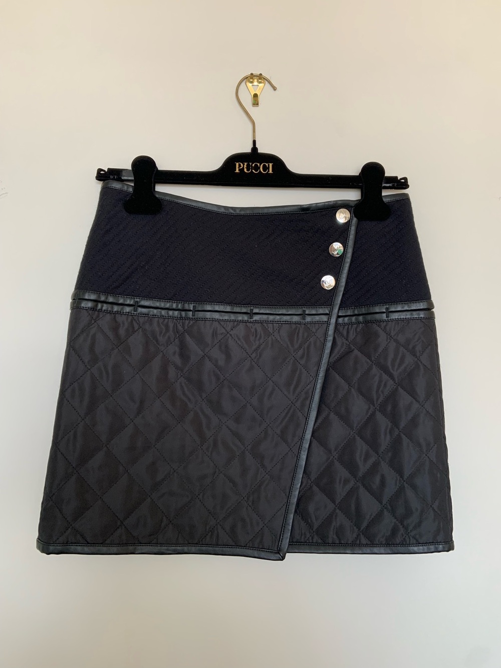 Armani jeans mini wrap skirt